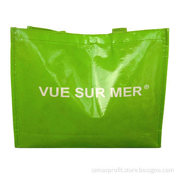 Green PP Nonwoven Shopping Bag